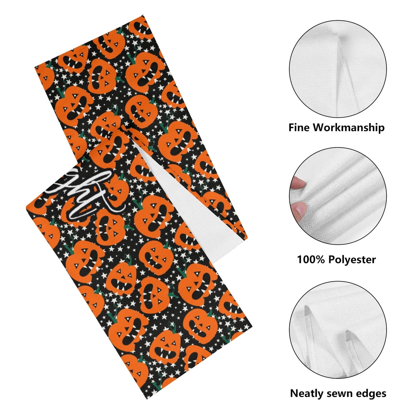Custom Halloween Table Runner – Elegant 72" Dining Accent for Seasonal Atmosphere - De Krys