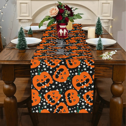 Custom Halloween Table Runner – Elegant 72" Dining Accent for Seasonal Atmosphere - De Krys