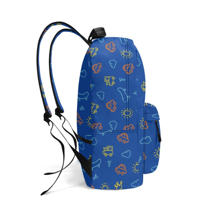 Custom Kids Backpack with Name & Cartoon Face | Personalized Toddler Bag for Preschool - De Krys