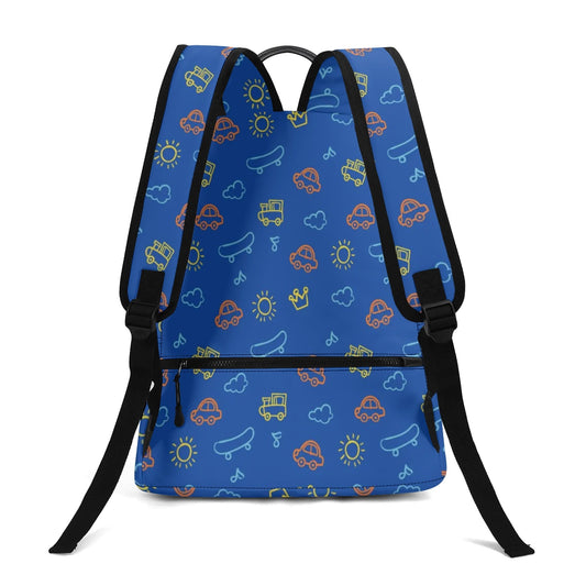 Custom Kids Backpack with Name & Cartoon Face | Personalized Toddler Bag for Preschool - De Krys