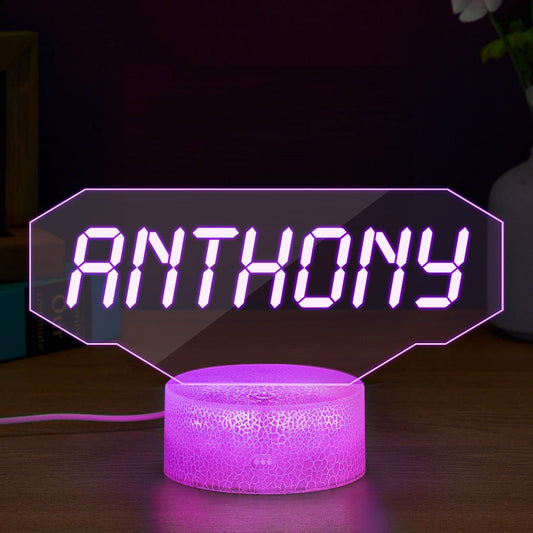 Custom Name LED Sign – Personalized Light for Any Room - De Krys