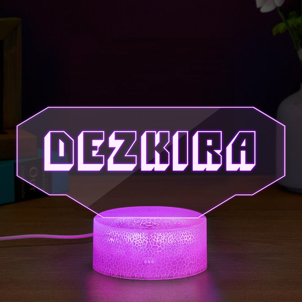 Custom Name LED Sign – Personalized Light for Any Room - De Krys