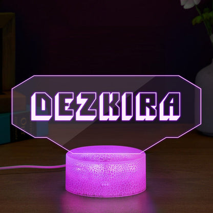 Custom Name LED Sign – Personalized Light for Any Room - De Krys