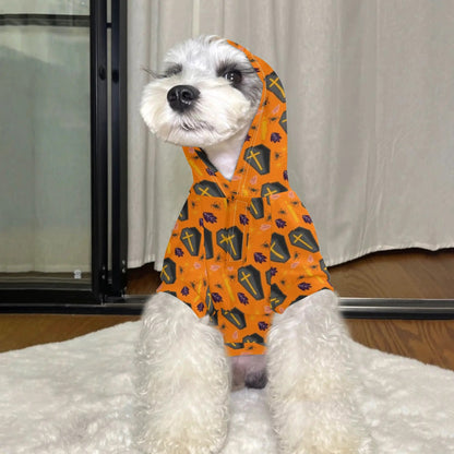 Custom Pet Halloween Hoodie – Personalized Dog or Cat Costume with Photo & Name - De Krys