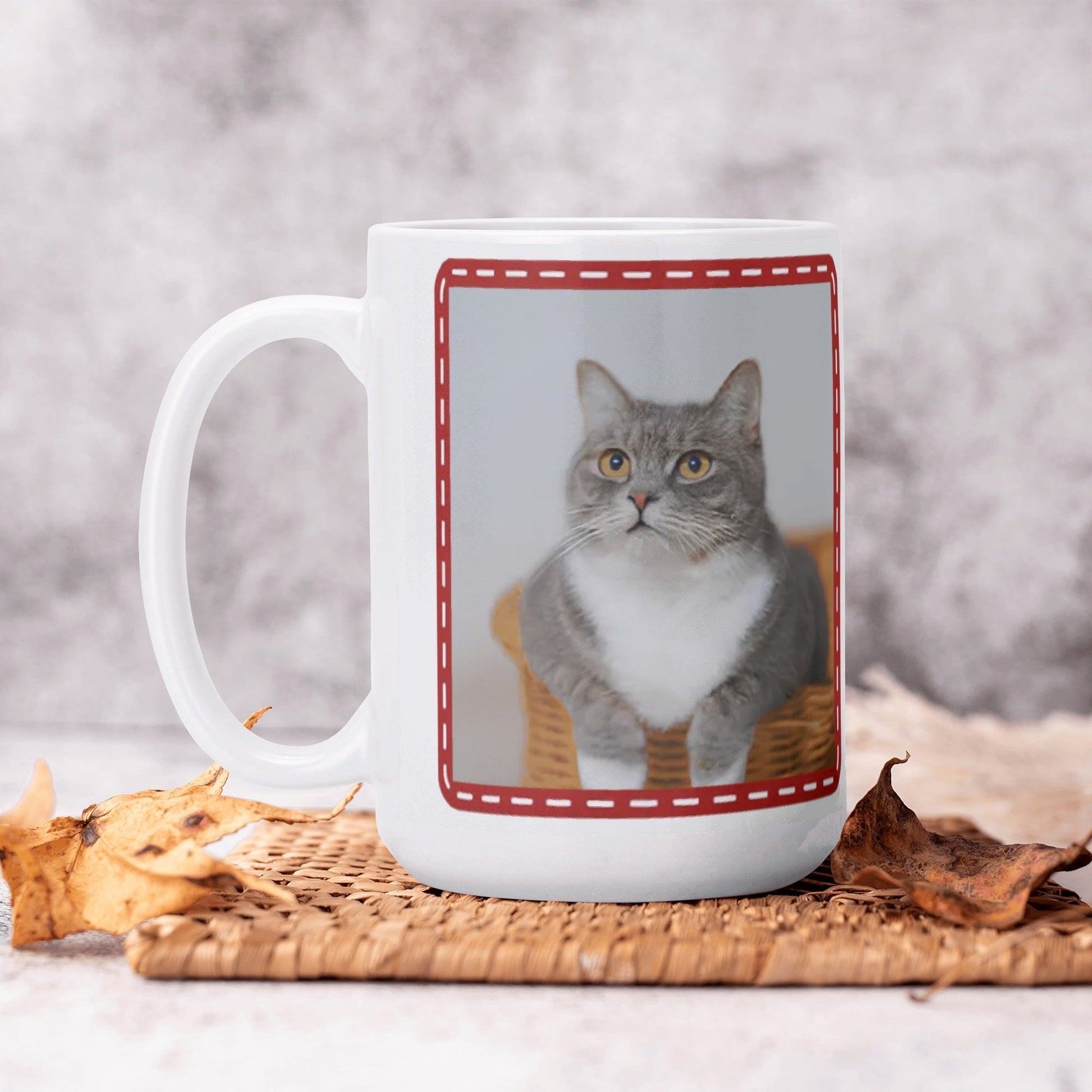 Custom Pet Photo Mug – Personalized Dog & Cat Lover Gift for Any Occasion - De Krys