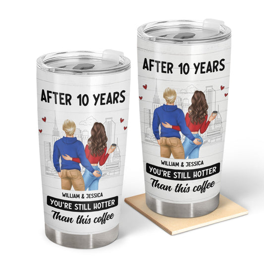 Hotter Than Coffee Tumbler – Personalized Couple’s 40oz Cup Gift - De Krys