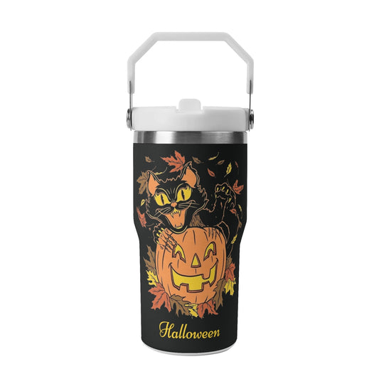 Limited Edition Personalized Black Cat Halloween Tumbler - Add your name below - De Krys