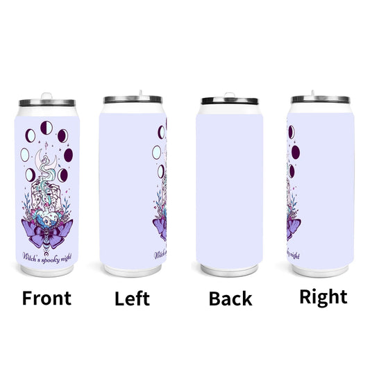 Moon Phase Custom Tumbler – 17oz Gothic Halloween Gift with Celestial Design - De Krys