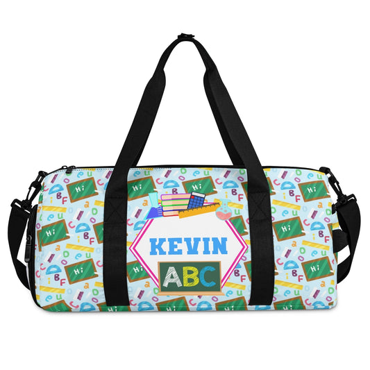 Personalized ABC Duffel Bag for Kids | Custom School & Gym Bag - De Krys