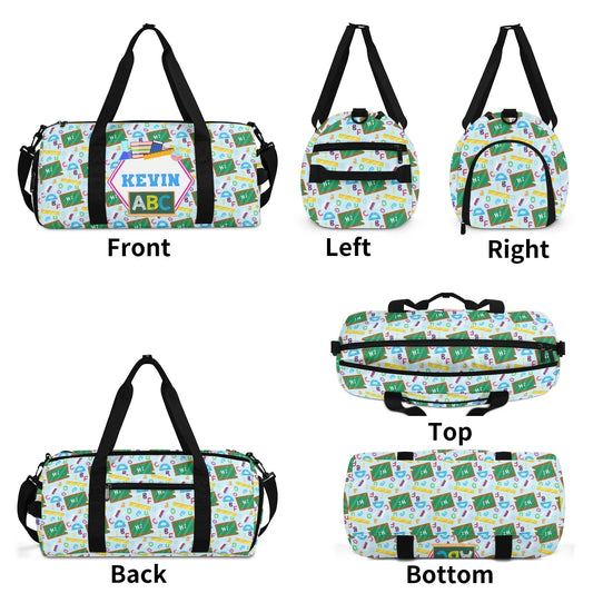 Personalized ABC Duffel Bag for Kids | Custom School & Gym Bag - De Krys