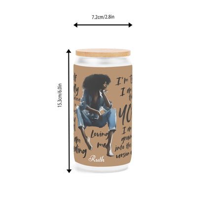 Personalized Afrocentric Affirmation Tumbler • Custom Name Gift - De Krys