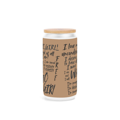 Personalized Afrocentric Affirmation Tumbler • Custom Name Gift - De Krys
