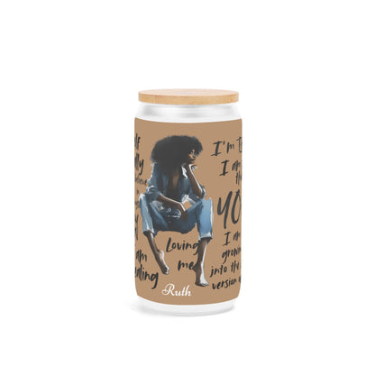 Personalized Afrocentric Affirmation Tumbler • Custom Name Gift - De Krys