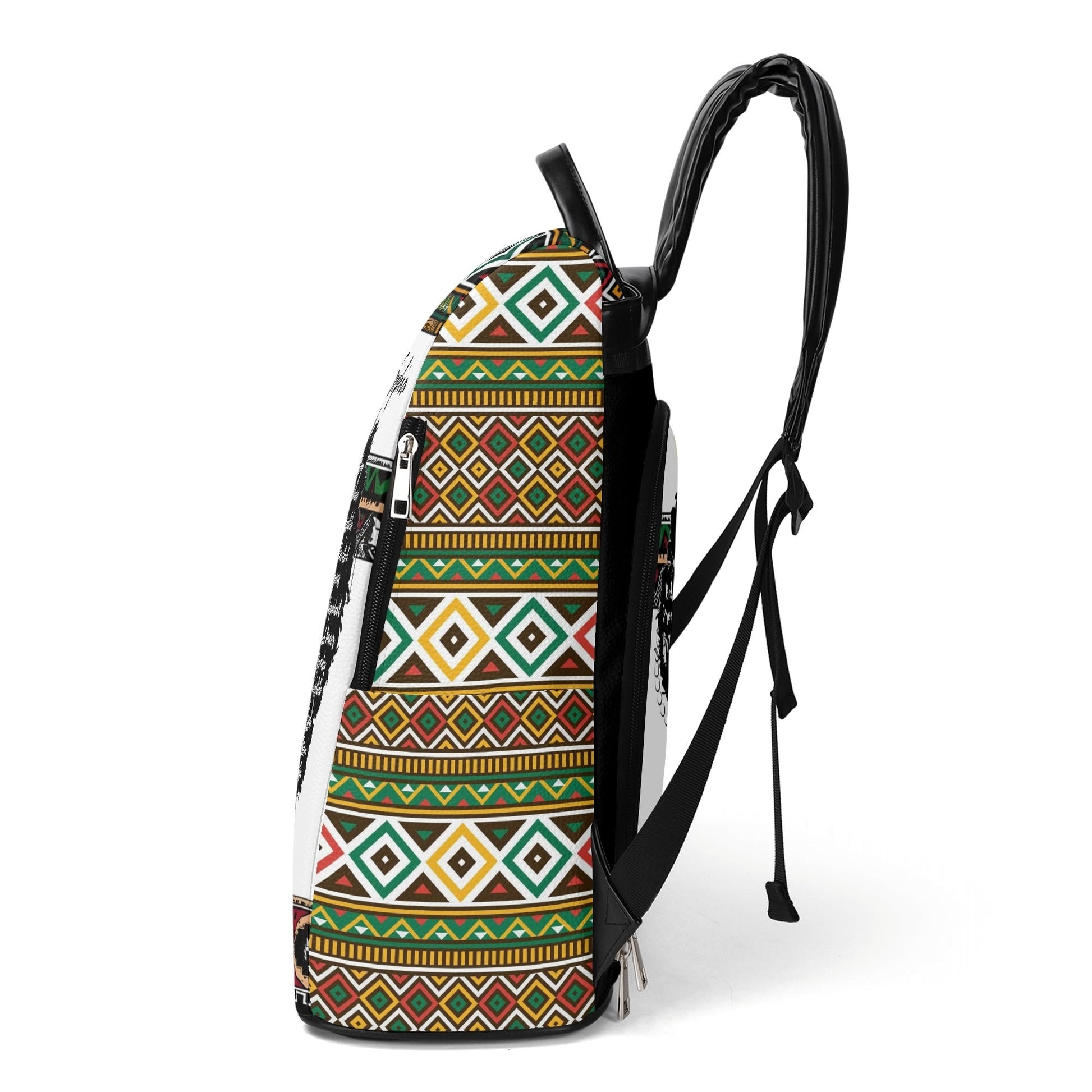 Personalized Afrocentric Backpack • Custom Black Queen Bag - De Krys