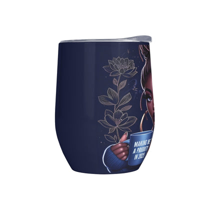 Personalized Afrocentric Tumbler • Custom Black Girl Gift - De Krys