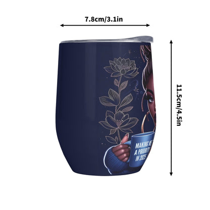 Personalized Afrocentric Tumbler • Custom Black Girl Gift - De Krys