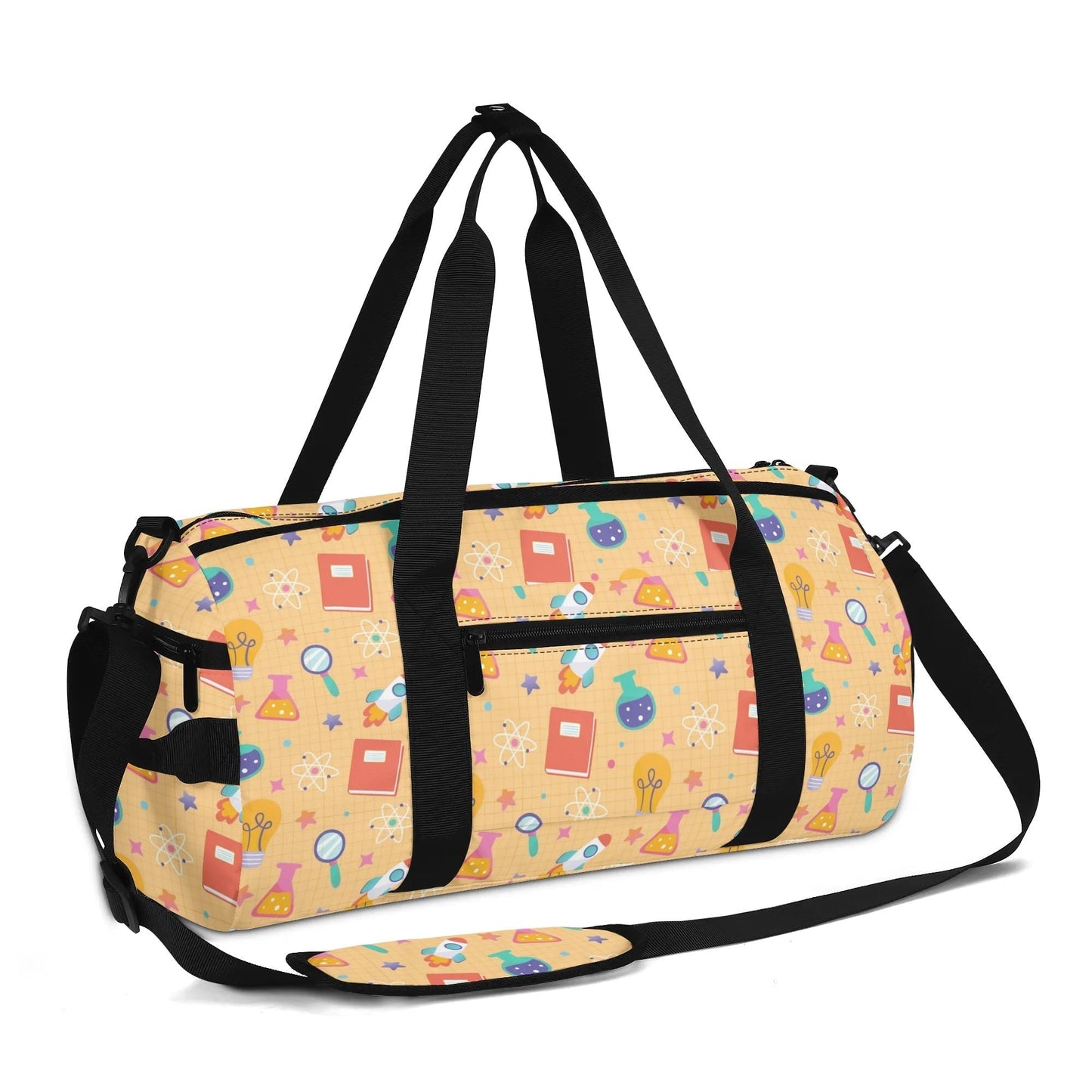 Personalized Crayon Duffel Bag for Kids | Custom Name School Bag 🎒 - De Krys