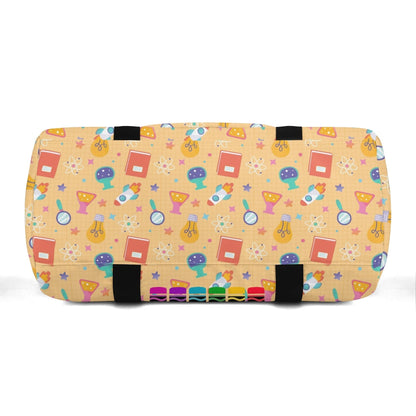 Personalized Crayon Duffel Bag for Kids | Custom Name School Bag 🎒 - De Krys