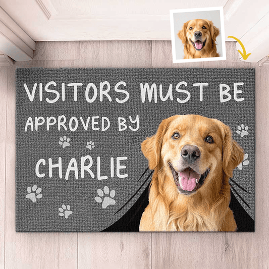 Personalized Dog Photo Doormat – Custom Pet Welcome Mat - De Krys