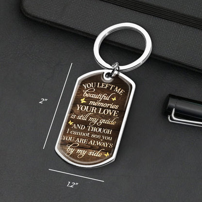 Personalized Memorial Photo Keychain – In Loving Memory - De Krys