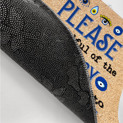 Personalized Mindful Energy Yoga Doormat – Custom Name Mat - De Krys