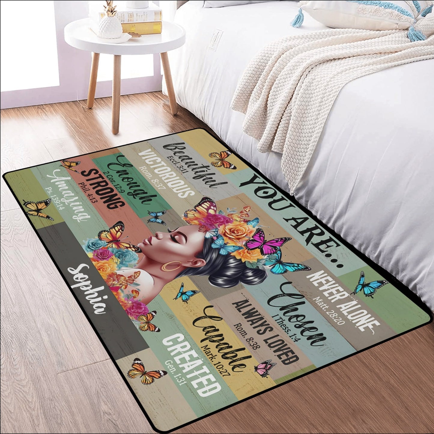 Personalized Modern Area Rug – Soft Sofa & Bedroom Accent Floor Mat - De Krys
