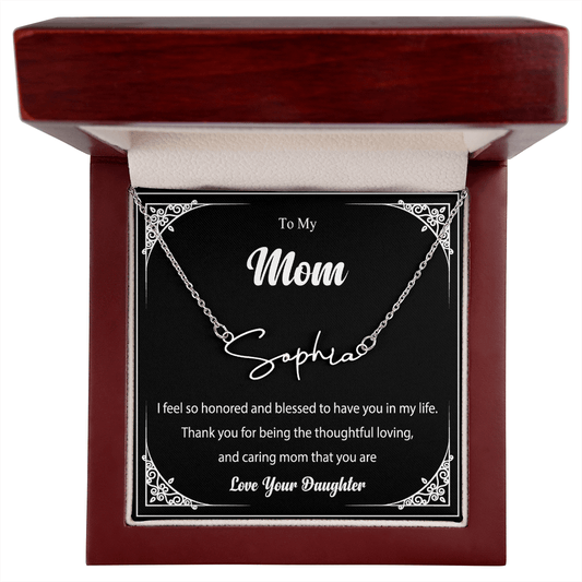 Personalized Mom Necklace • Custom Name With Gift Box - De Krys
