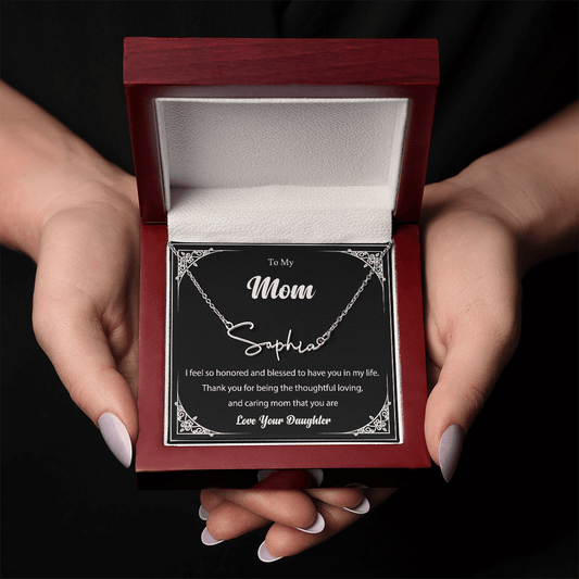Personalized Mom Necklace • Custom Name With Gift Box - De Krys