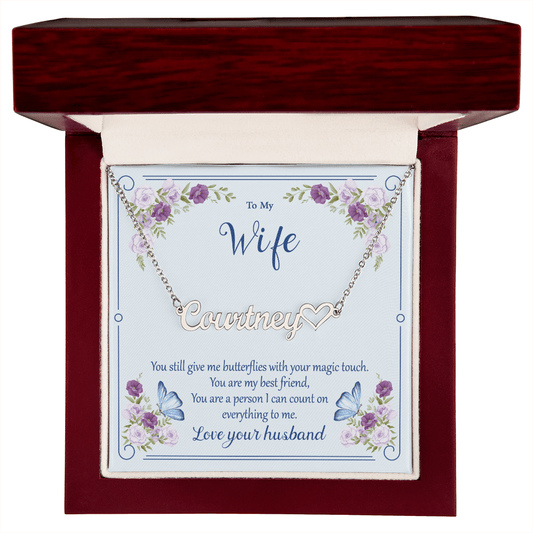 Personalized Name Necklace • Custom Gift for Wife - De Krys