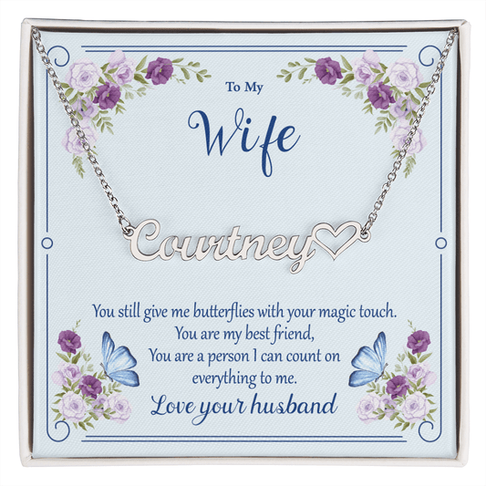 Personalized Name Necklace • Custom Gift for Wife - De Krys