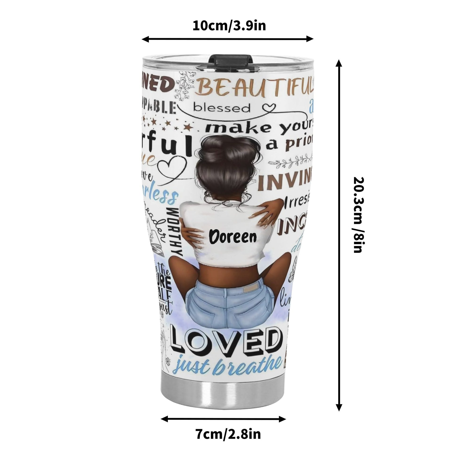 Personalized Name Tumbler • Custom Inspirational Gift - De Krys