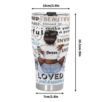 Personalized Name Tumbler • Custom Inspirational Gift - De Krys