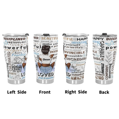 Personalized Name Tumbler • Custom Inspirational Gift - De Krys
