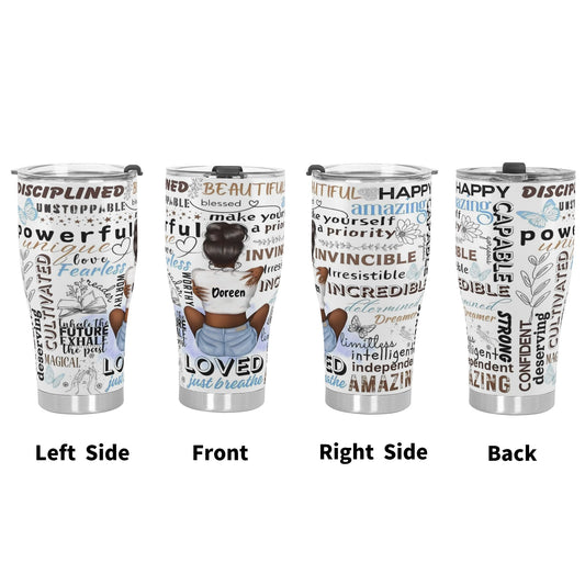 Personalized Name Tumbler • Custom Inspirational Gift - De Krys