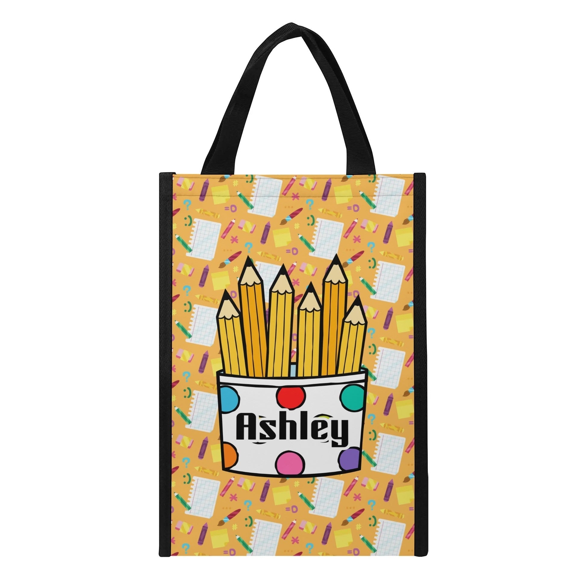 Personalized Photo Lunch Tote for Kids | Bookworm Lunch Bag - De Krys