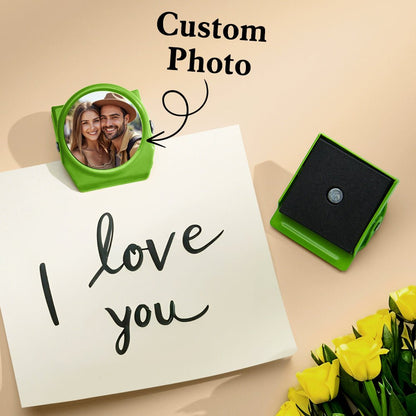 Personalized Photo Magnetic Memo Clip – Fridge & Desk Holder - De Krys