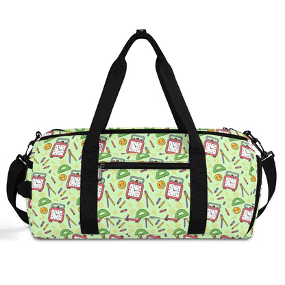 Personalized School Supplies Duffel Bag | Custom Name Kids Gym & School Bag - De Krys