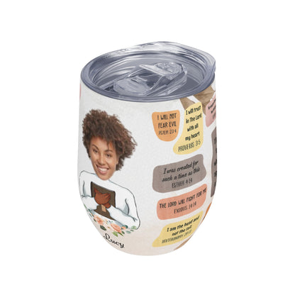 Personalized Scripture Tumbler • Custom Photo Christian Gift - De Krys