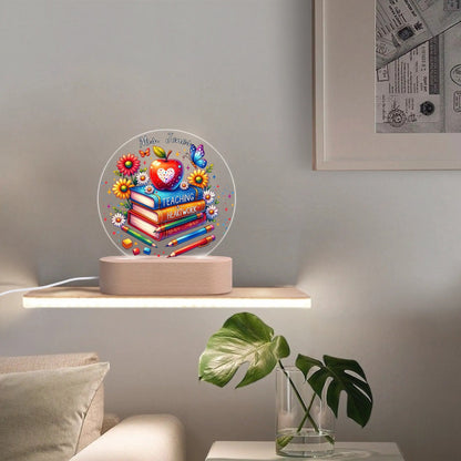 Personalized Teacher Night Light • Custom Name Gift - De Krys