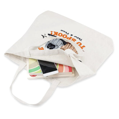 Too Cute to Spook – Personalized Halloween Dog Tote Bag for Pet Lovers - De Krys